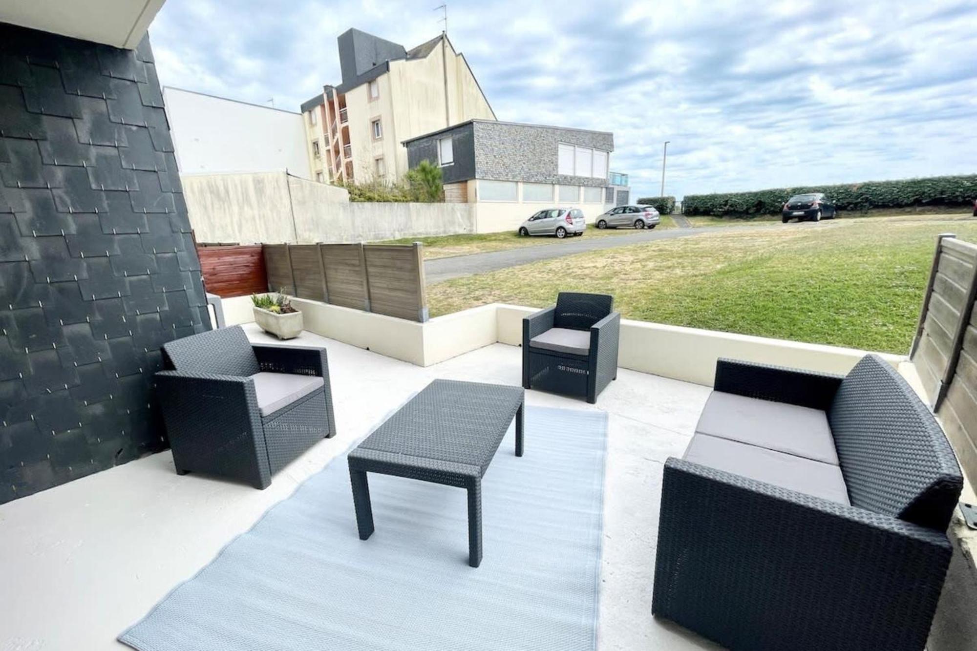 Apartment T3 Neuf Archi Cocooning Terrasse Face A La Ploemeur