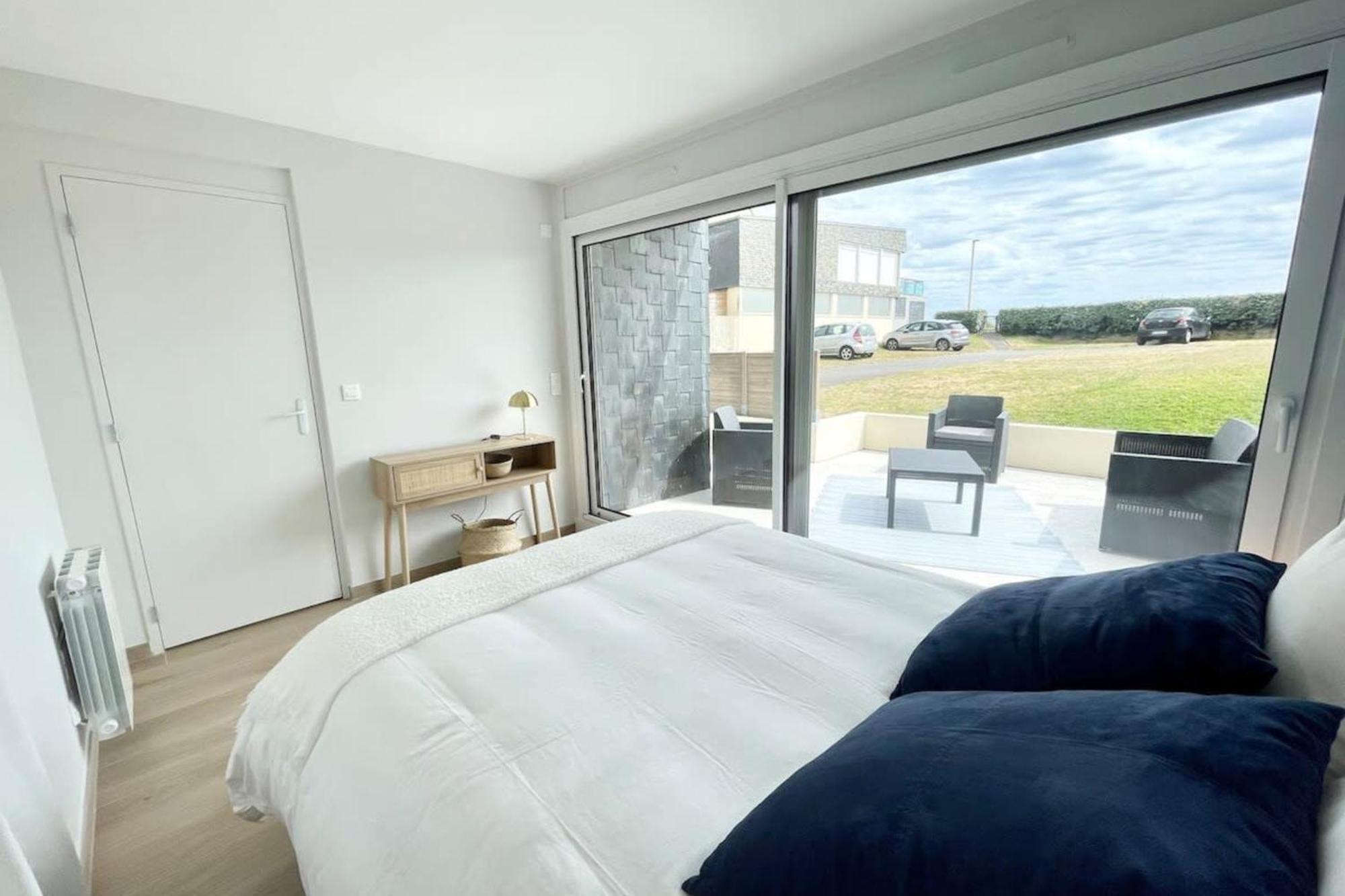 T3 Neuf Archi Cocooning Terrasse Face A La Apartamento Ploemeur